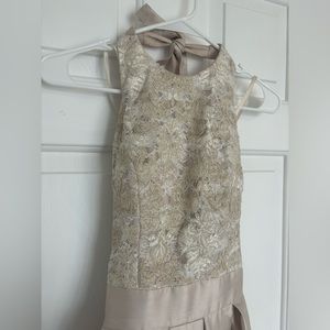 Ignite Evenings New York Champagne High-low formal/prom dress, size 8